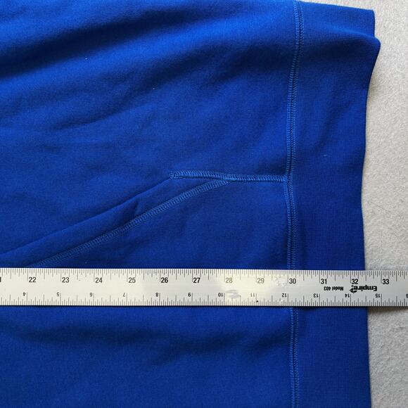 Tek Gear Hoodie Mens 4XB Royal Blue Fleece Sweatshirt Pullover Ultrasoft Winter - Picture 5 of 7